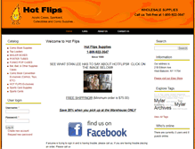 Tablet Screenshot of hotflips.com